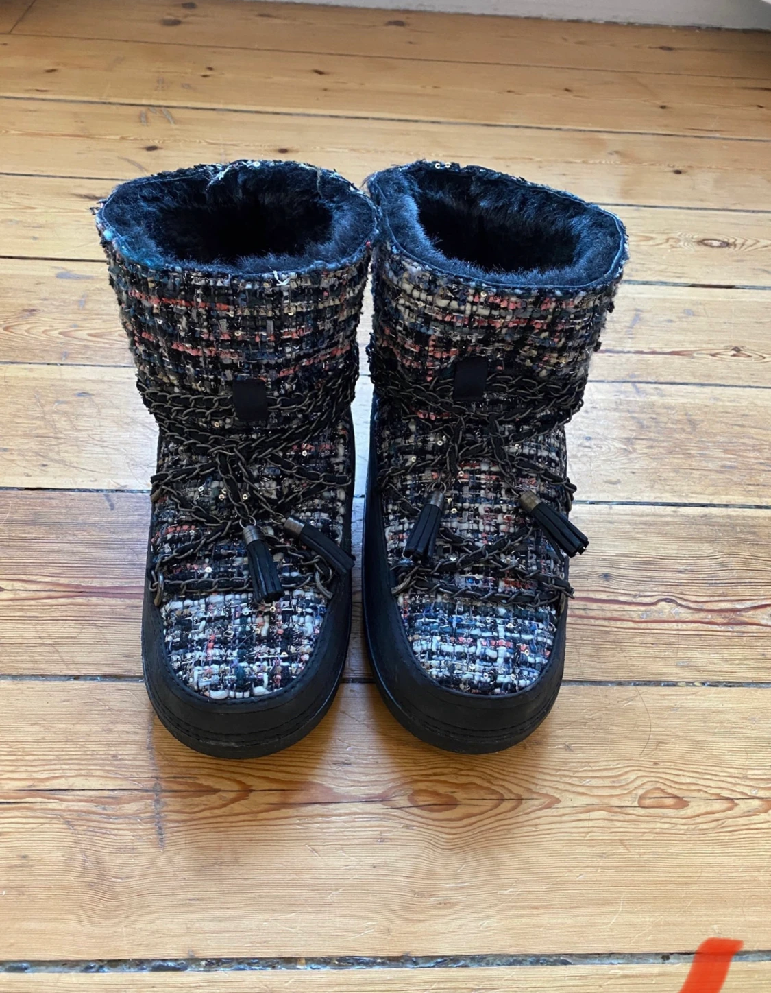 Inuikii Tweed ankle boots
