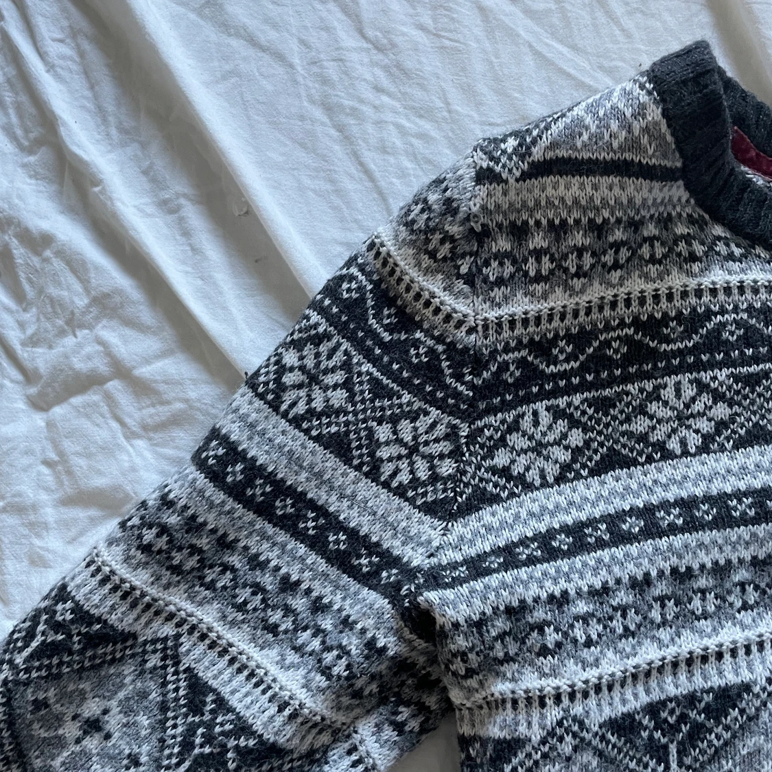  mysig stickad kofta🤍 - 90