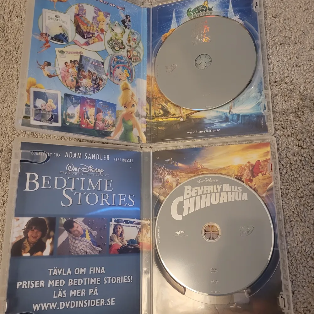 Två stycken DVD, de är endast använda 1 gång så i bra skick. 1 för 20 kr eller båda för 30 kr. Kan fraktas, men köparen står för frakten💕. Övrigt.