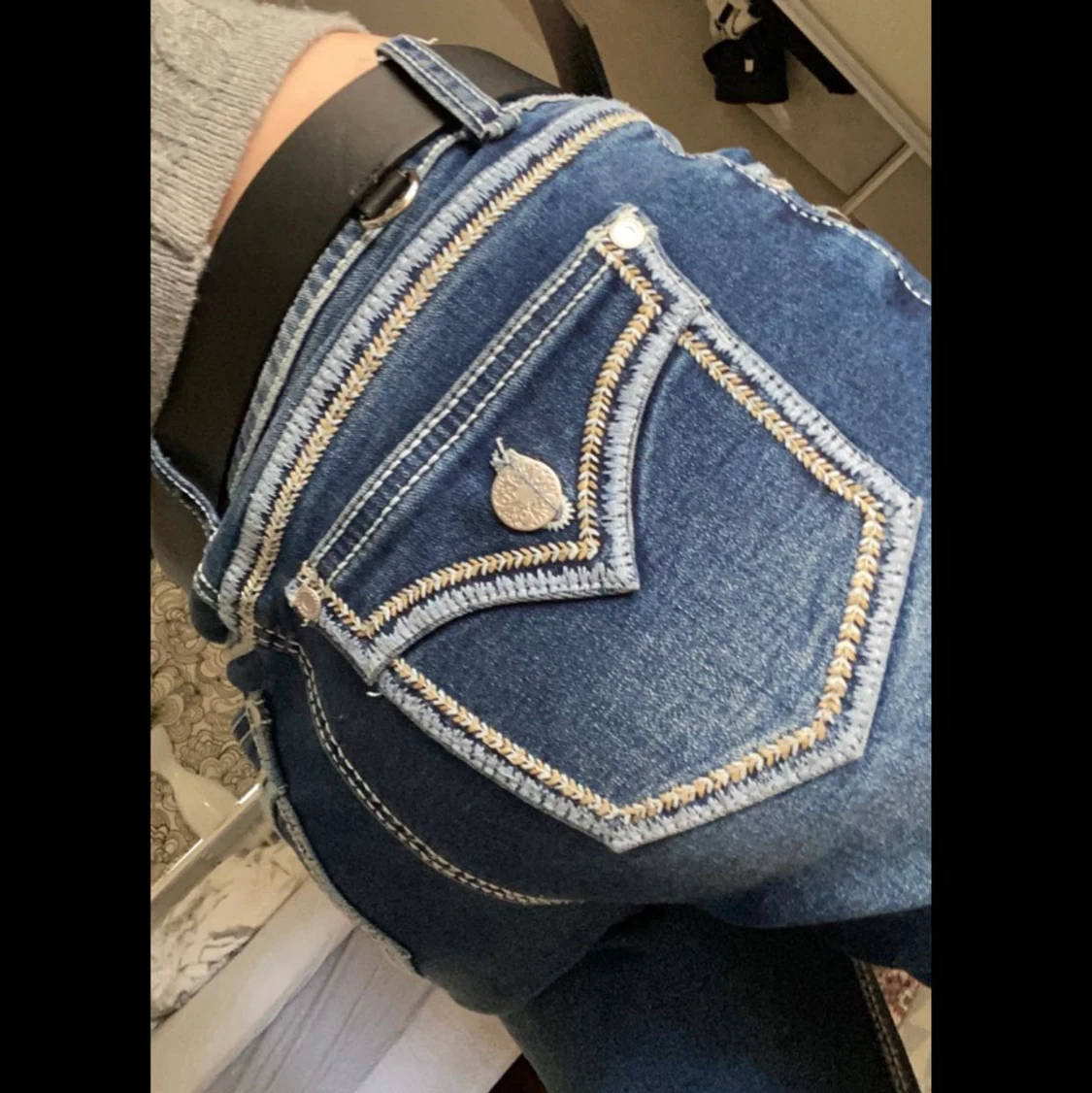 Lågmidjade jeans