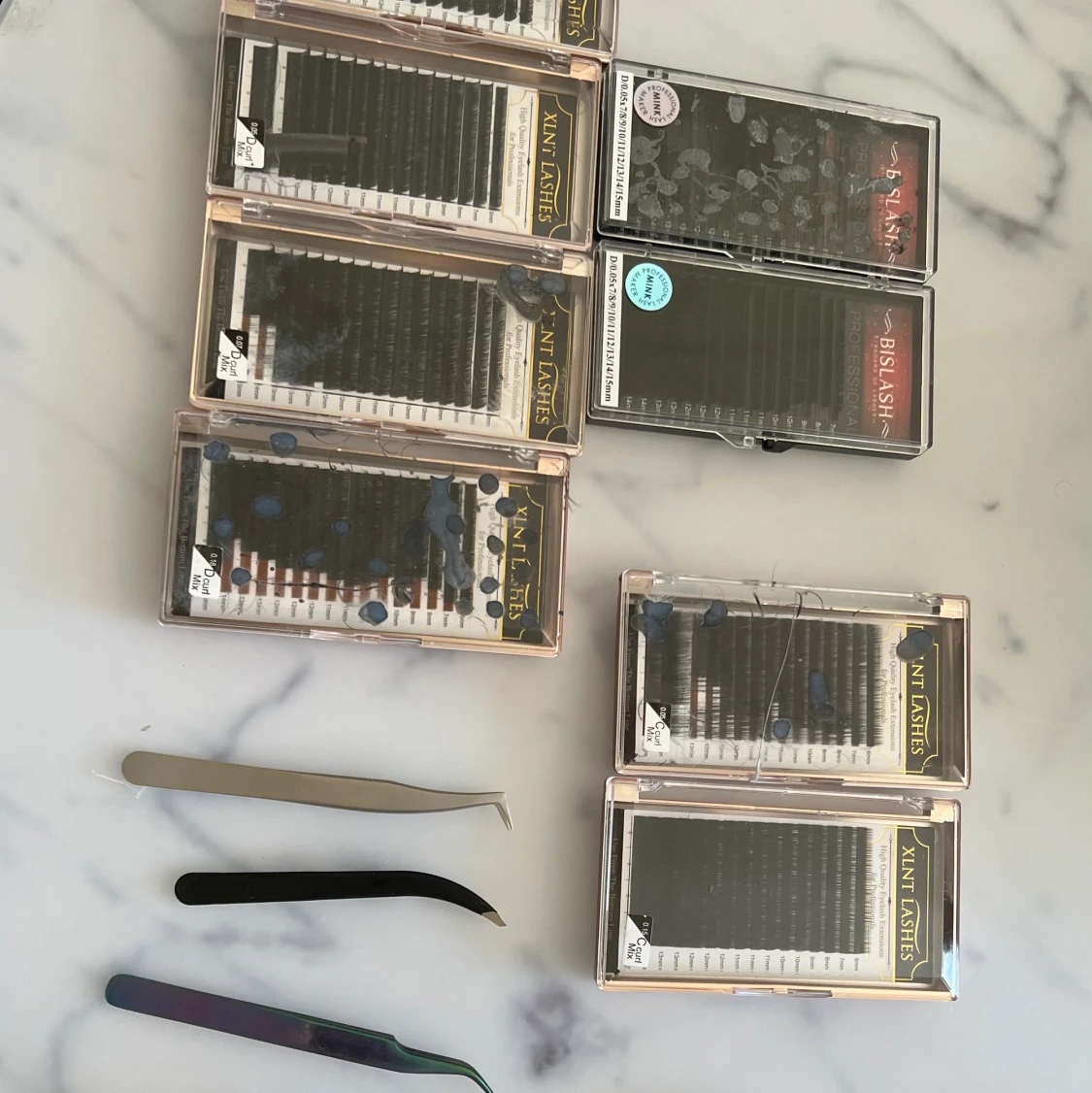 Förlängningsfransar, lash extensions