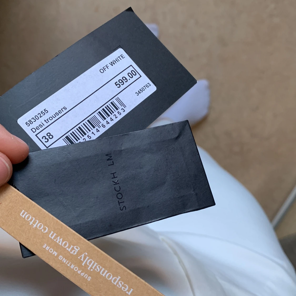 Vita kostymbyxor - 91