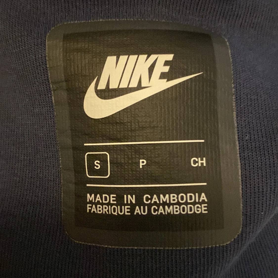 Blå Nike tech fleece hoodie   - 91