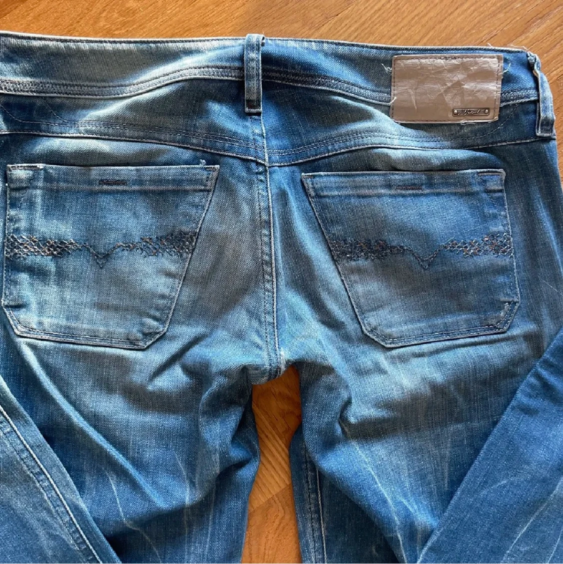 Lågmidjade bootcut jeans - 90