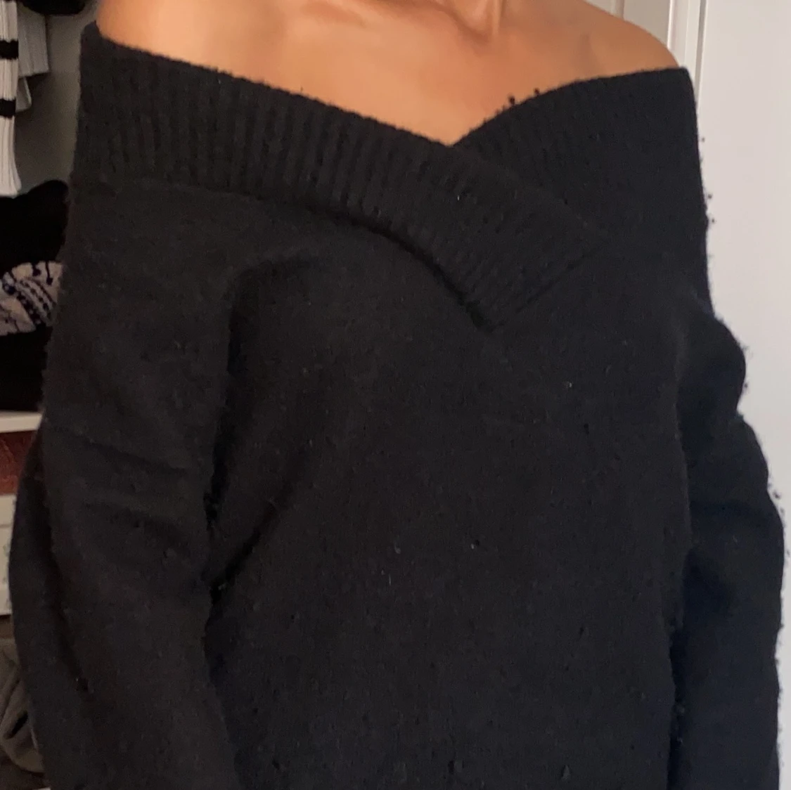 Stickad offshoulder - 91