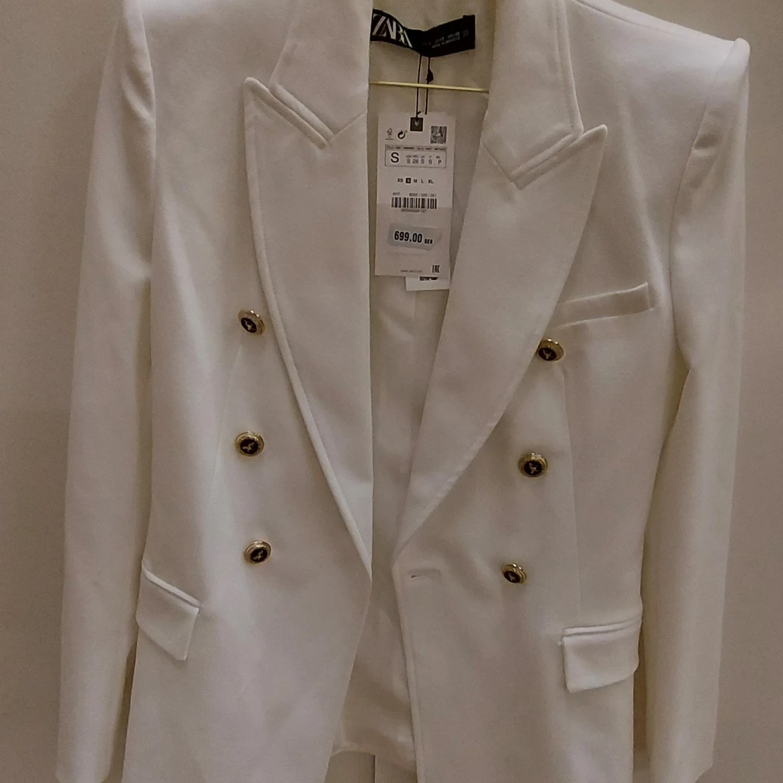 Zara vit kavaj  - 91