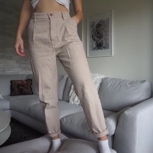 Jeans - Baggy Jeans i beige❤️ köpare står för frakt❤️