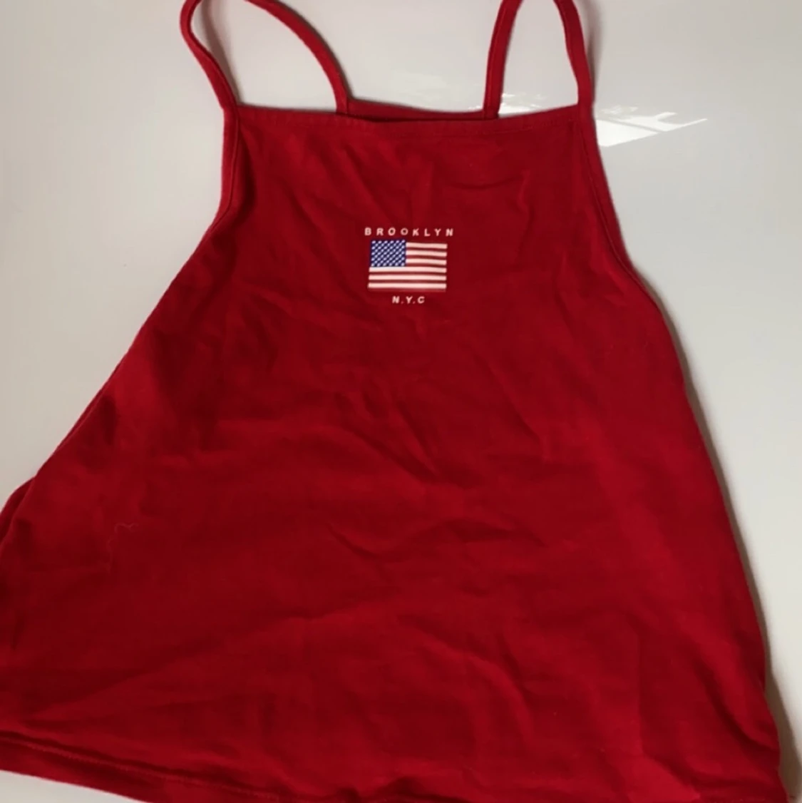 Röd brooklyn topp - 90