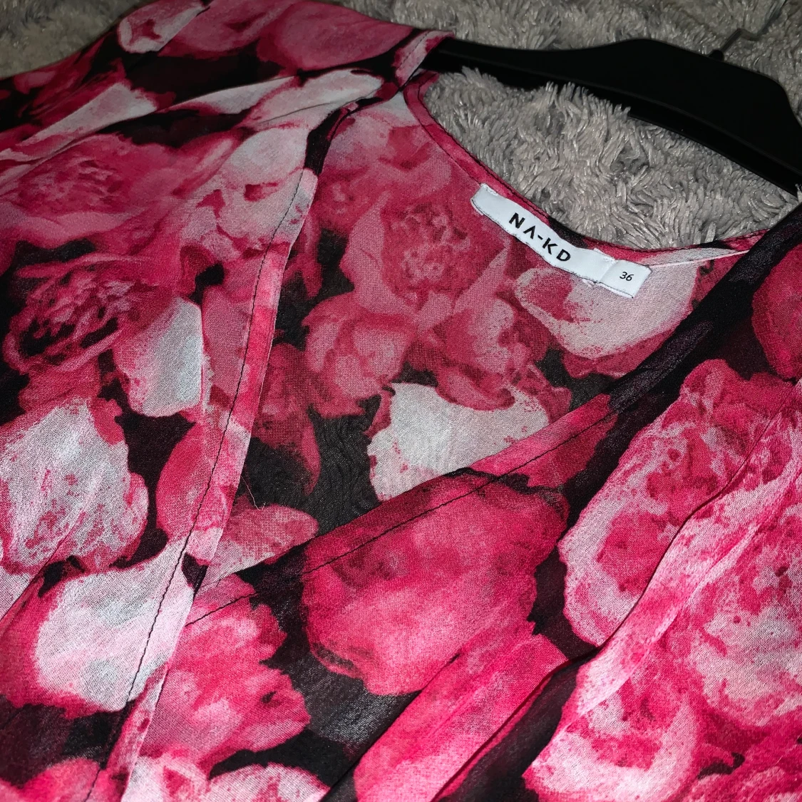 Blommig klänning - 90