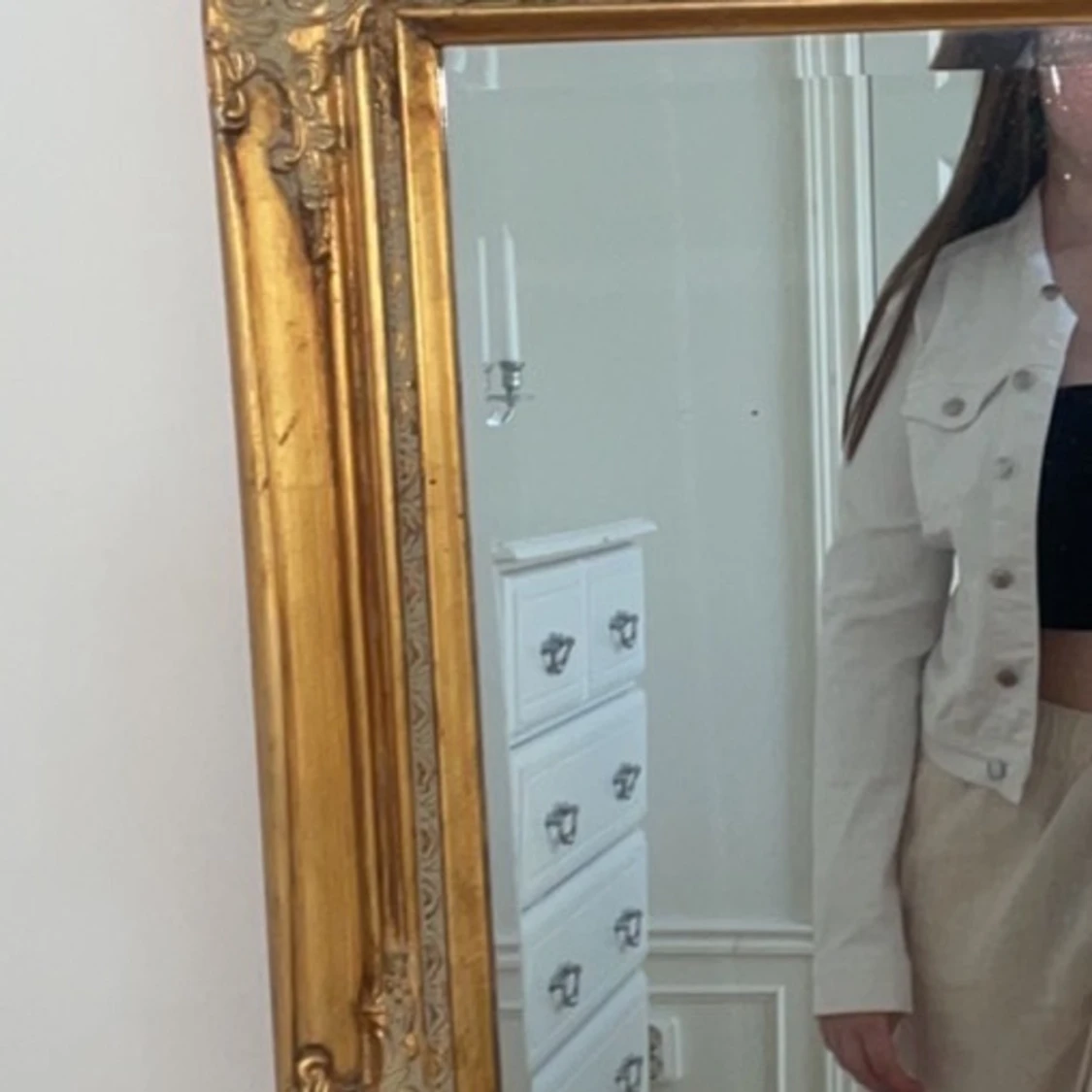 Vit jeansjacka  - 90