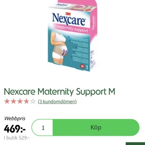 Nexcare Maternity Support Gravidetsbälte Strl M  - Helt ny! oanvänd 