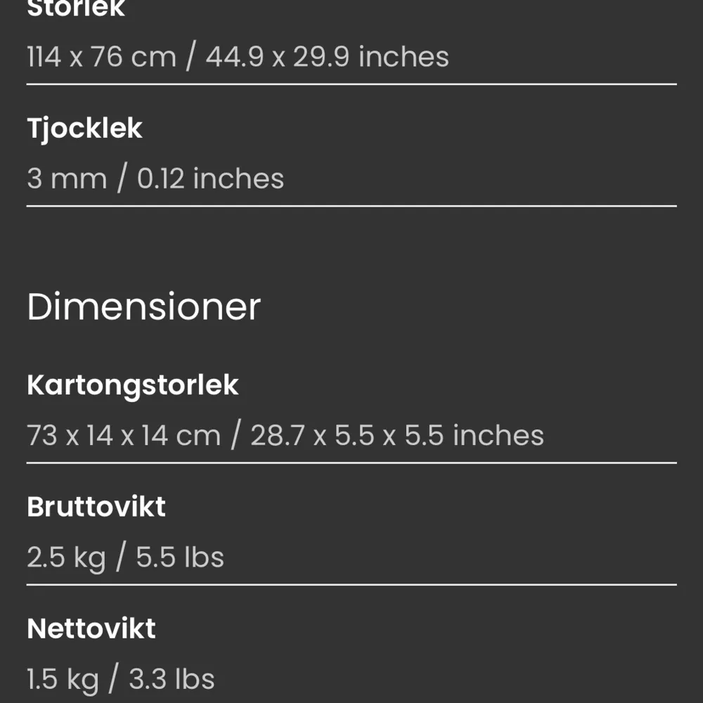 Helt oanvänd musmatta från arozzi. Säljer pga fel storlek. Köptes för cirka 900kr med frakt. Asusteet.