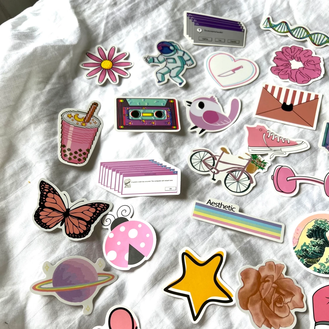 38 klistermärken  - 90