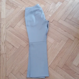 Leather byxor  - En grå leder byxor i bra skick 