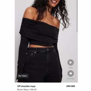 Off shoulder crop top - Helt oanvänd topp från NA-KD, fler bilder kan lösas