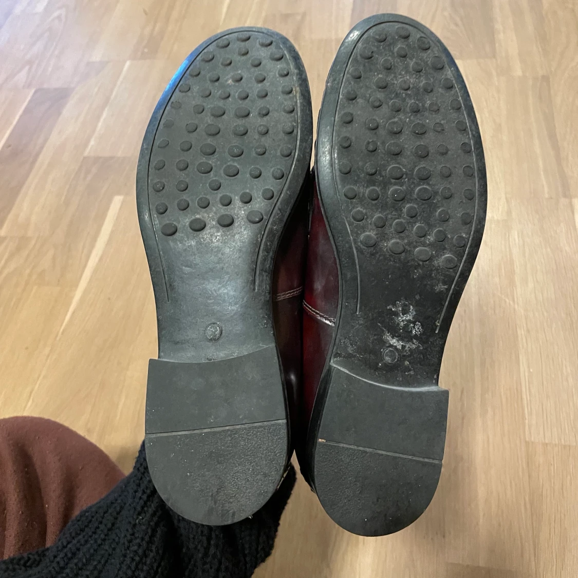 vinröda loafers - 91