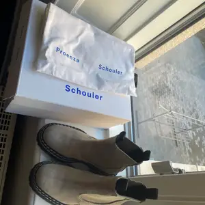 Chic beige suede boots by Proenza Schouler. Almost like new. Sold with original box and dustbag.