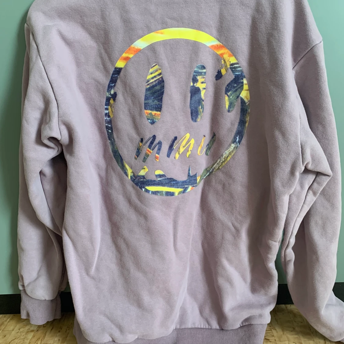 Hoodie med tryck - 90