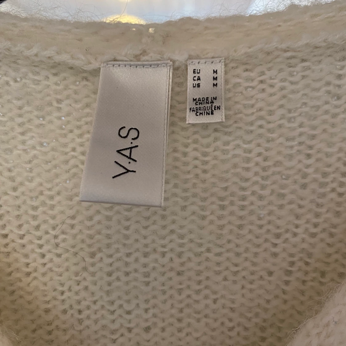 Vit stickad tröja! - 91