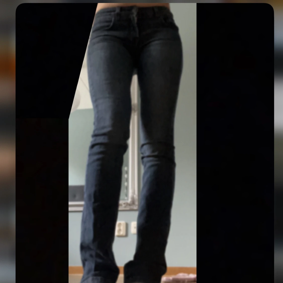 Lågmidjade jeans - 90