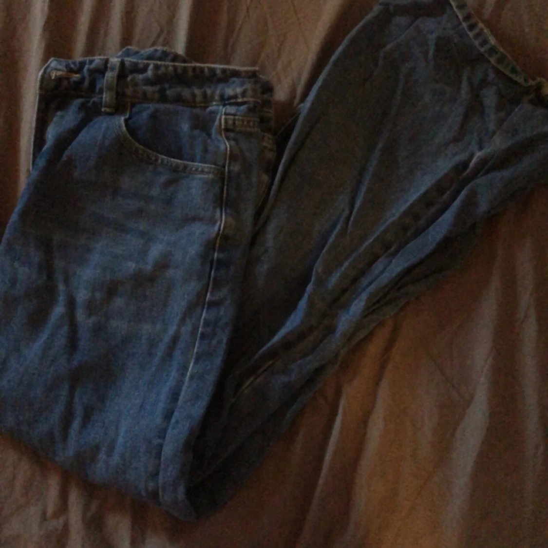 LÅGMIDJADE JEANS - 90