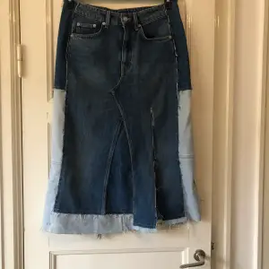 Remake jeans kjol 
