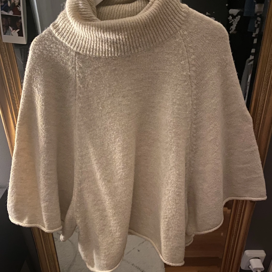 Kortärmad stickad tröja  - 90