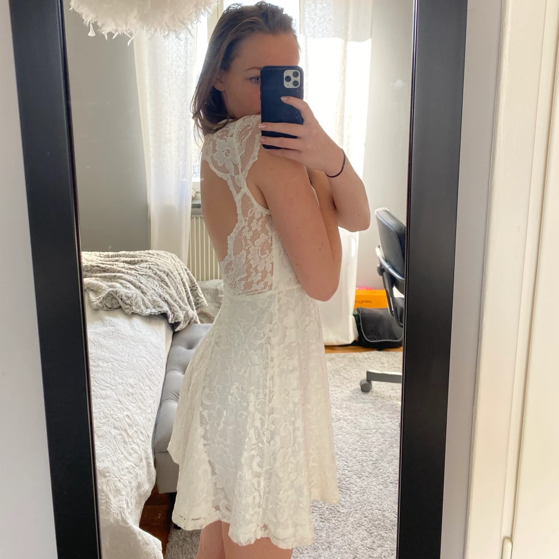 Vit klänning  - 90