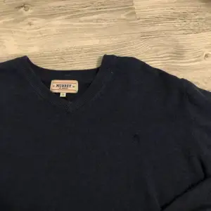 Säljer denna mörkblåa tröjan, aldrig använd. Den är i storlek L (liten) 