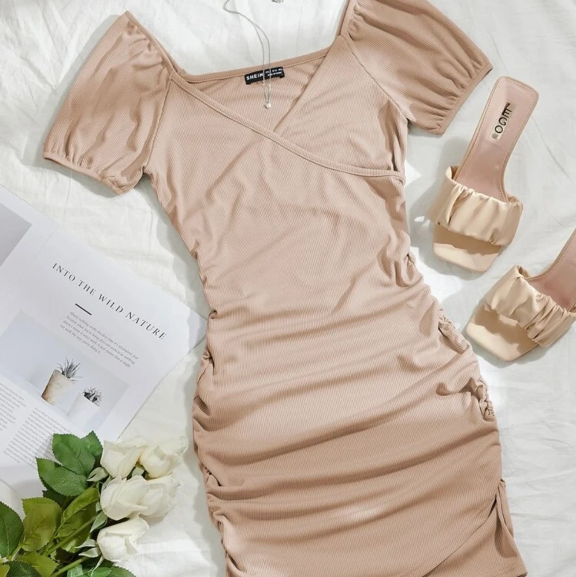 Beige klänning  - 90