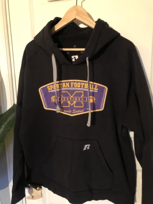Vintage hoodie från russel athletic - Riktigt snygg hoodie i strl M. Den är lite stor i storleken