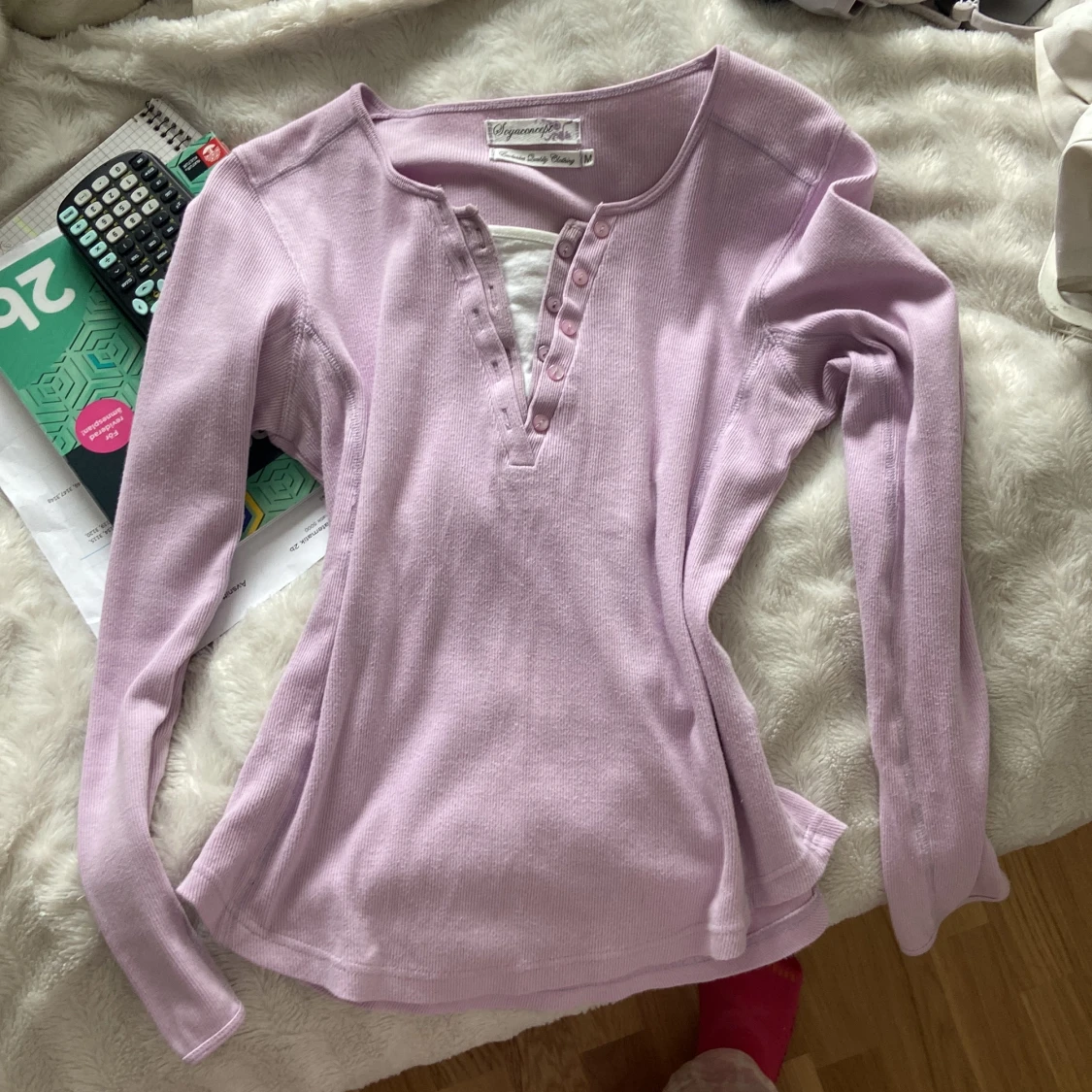 Super söt rosa långärmad