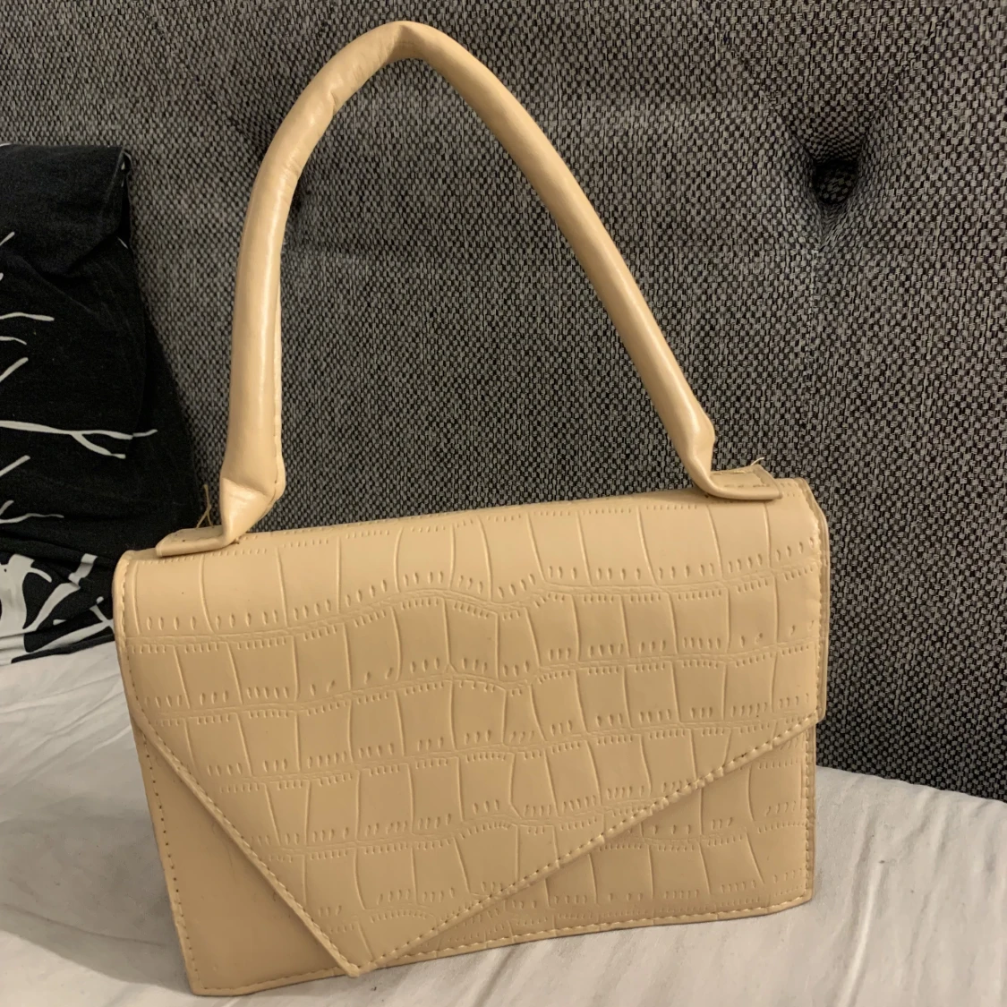 Brun/beige väska - 90