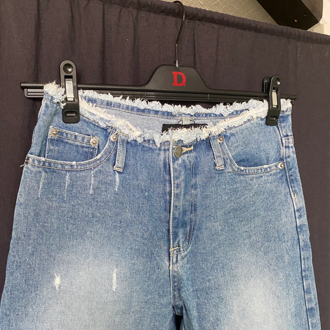 lågmidjade jeans - 90