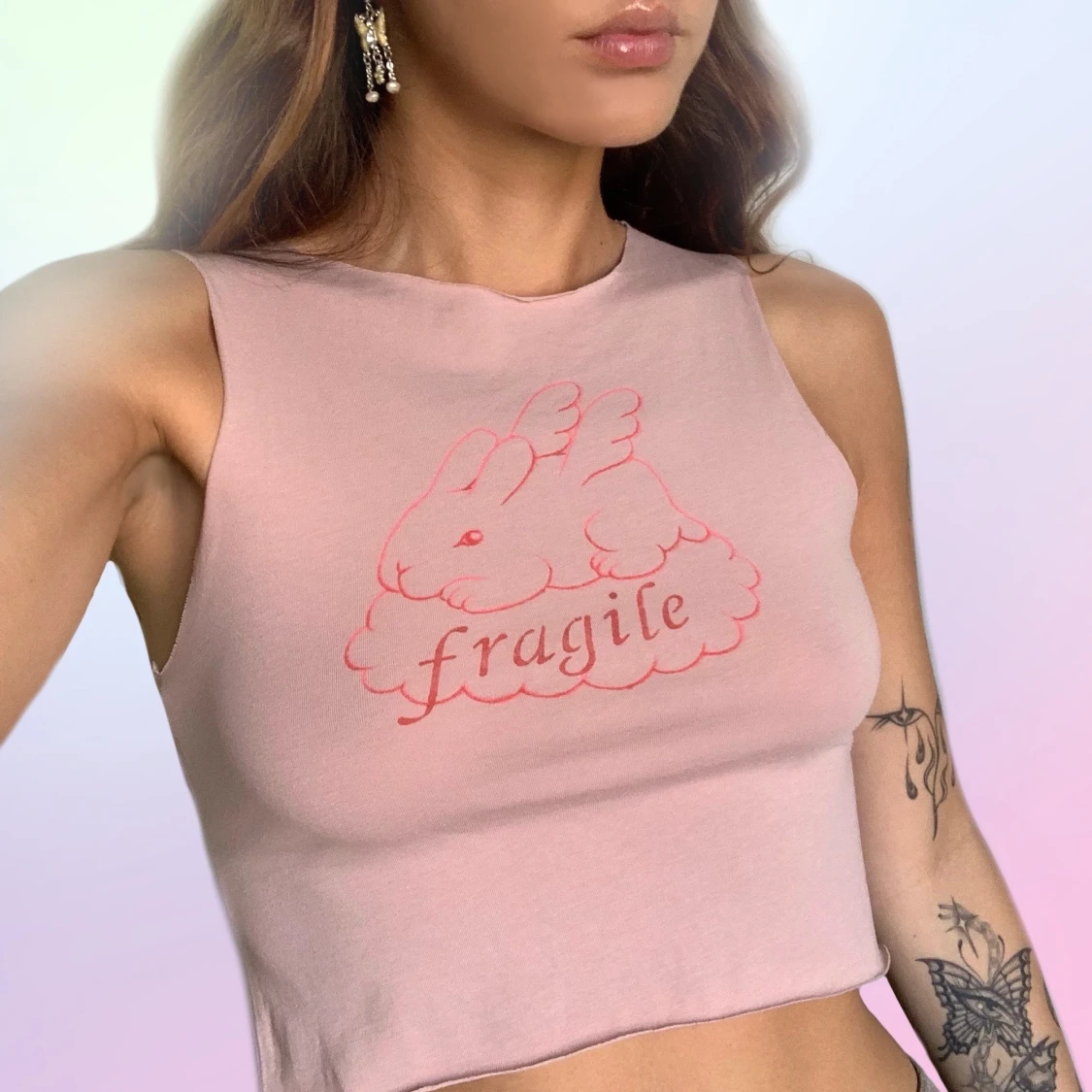 ”fragile” croptop
