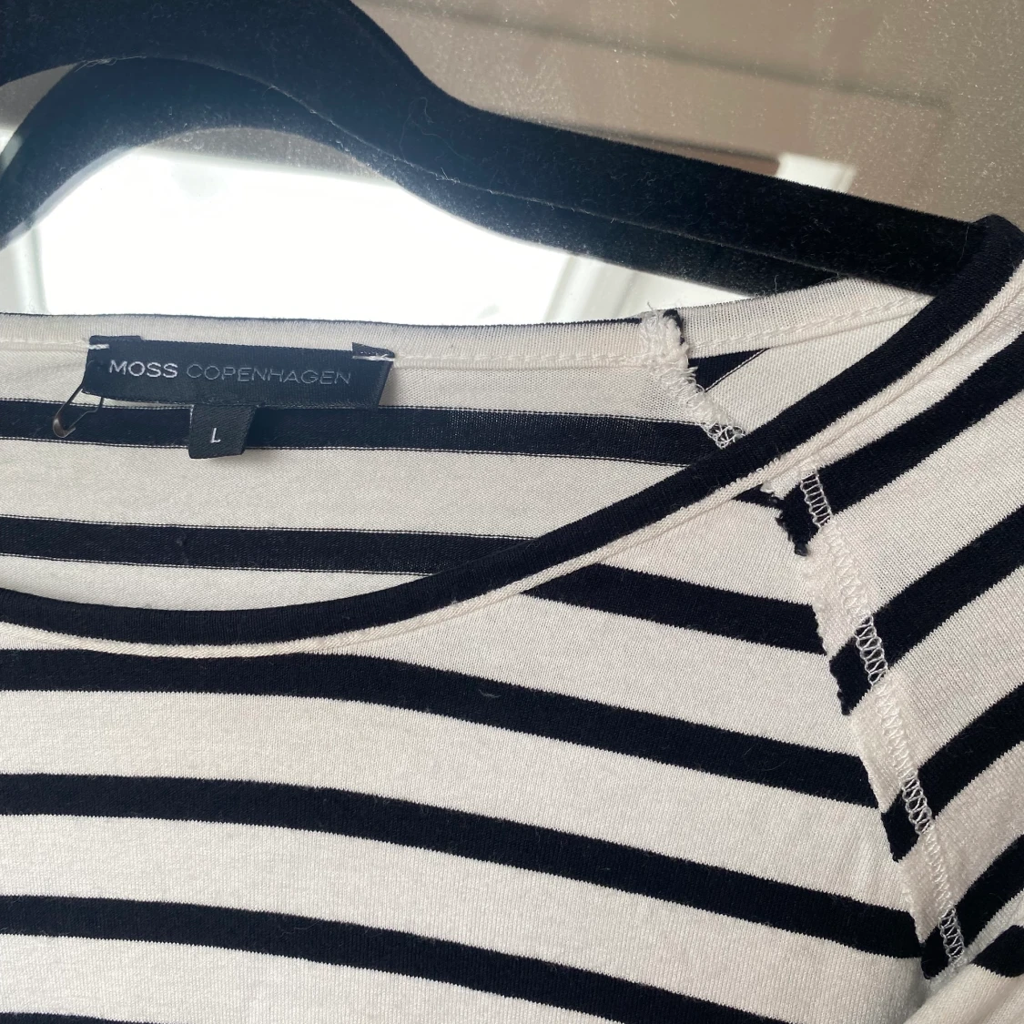 Randig långärmad tröja - 90