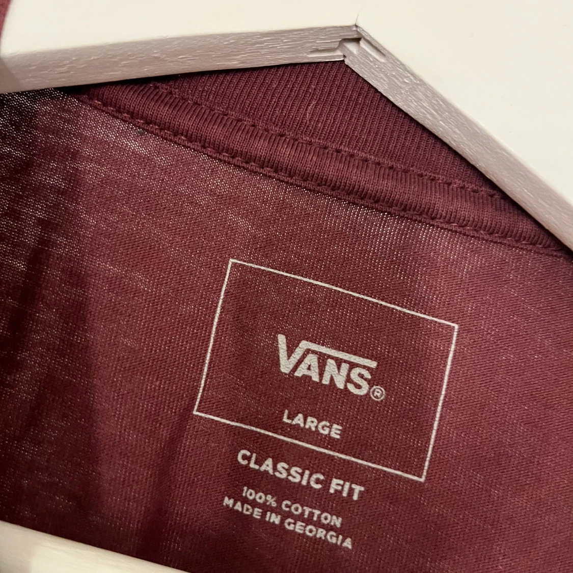 Röd vans tröja  - 90