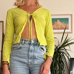 Knyttopp  - Grön/gul knyttopp 