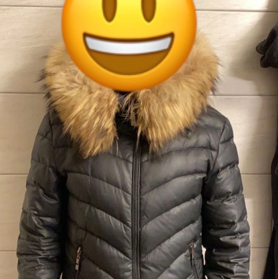 Chelsea vinter jacka äkta päls - 91