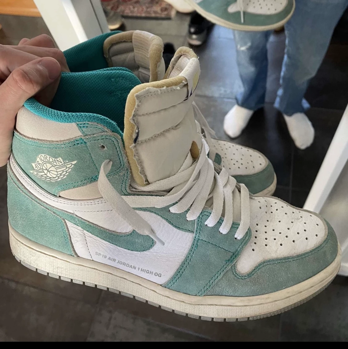 Jordan 1 retro high turbo green - 90