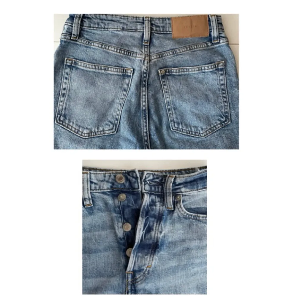 Mom jeans i denim från H&m. Inga defekter Skickas inrikes med postnords skicka lätt.. Jeans & Byxor.