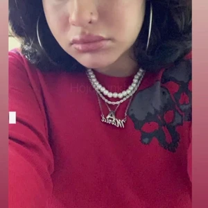 y2k grunge alt shirt - rkt snygg röd tröja med två döskallar och cool text på ena armen, älskar denna tröjan men kommer inte till användning längre… inga djur i hemmet och ingen rökare heller. baggy i storleken så passar bäst för S och M men om man söker en tajt så funkar L