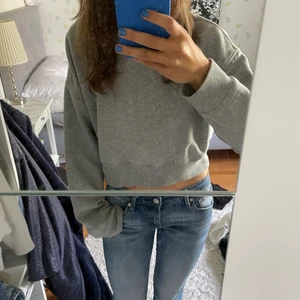 Grå sweatshirt  - Grå sweatshirt! Perfekt basplagg! 50kr + frakt💘 Strlk xs