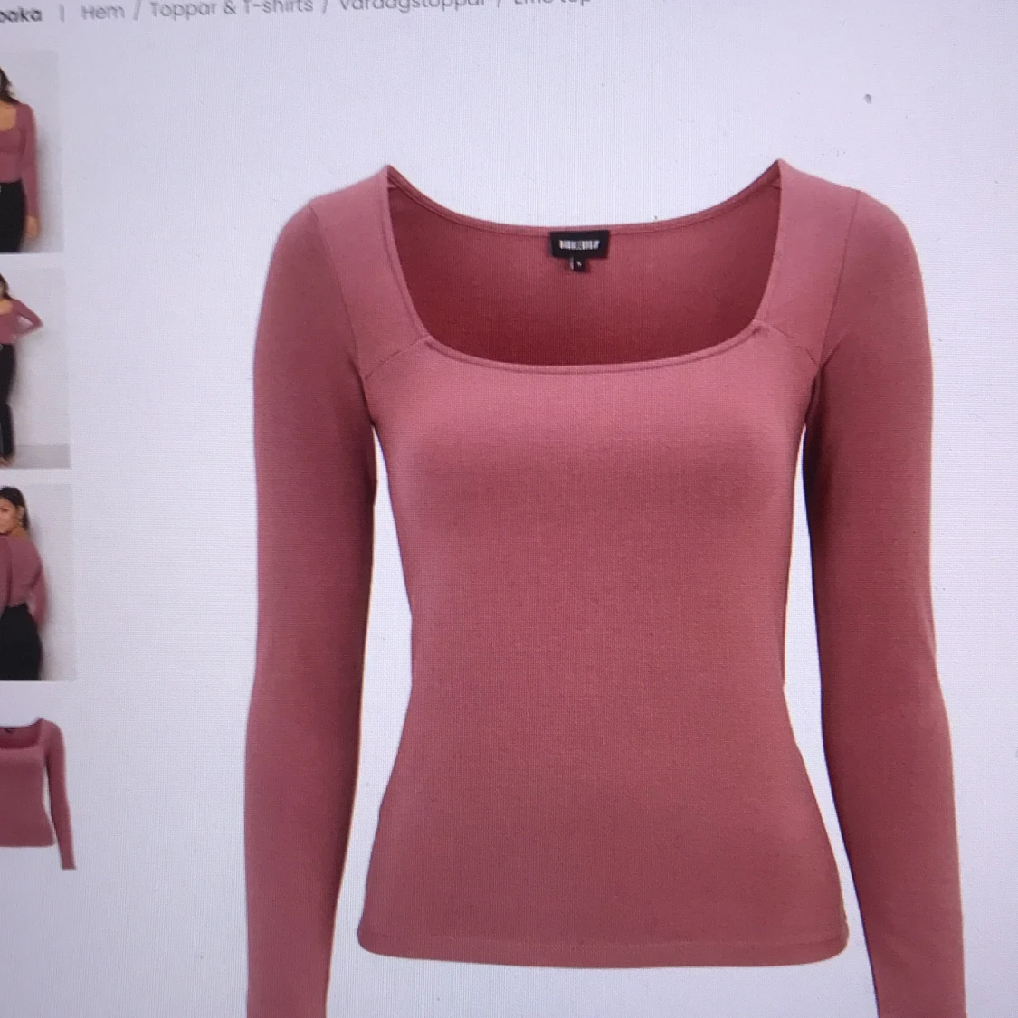 Sökes! Effie top i rosa från bubbleroom  - 90