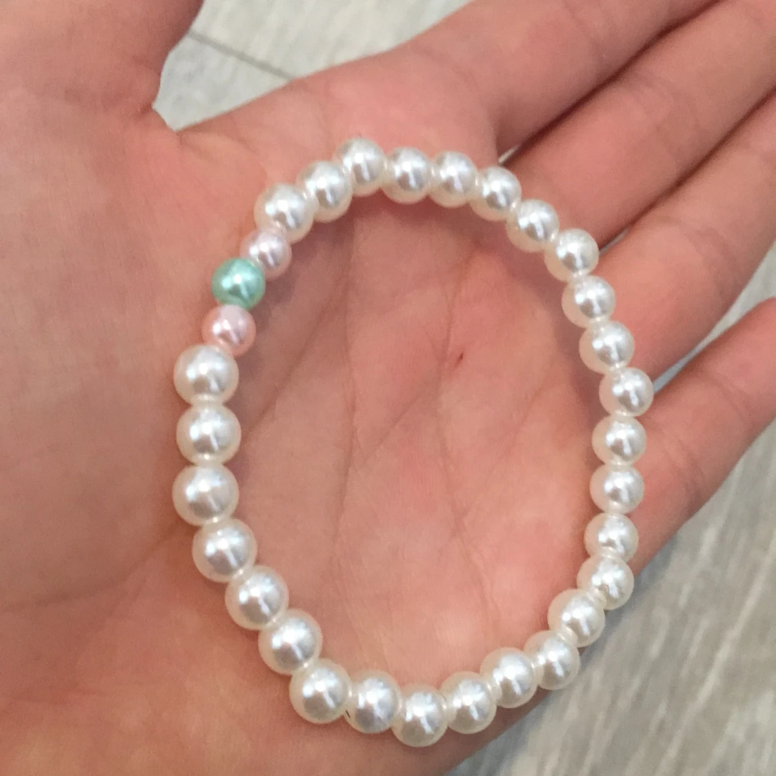 Armband 🤍💙💗 - 90