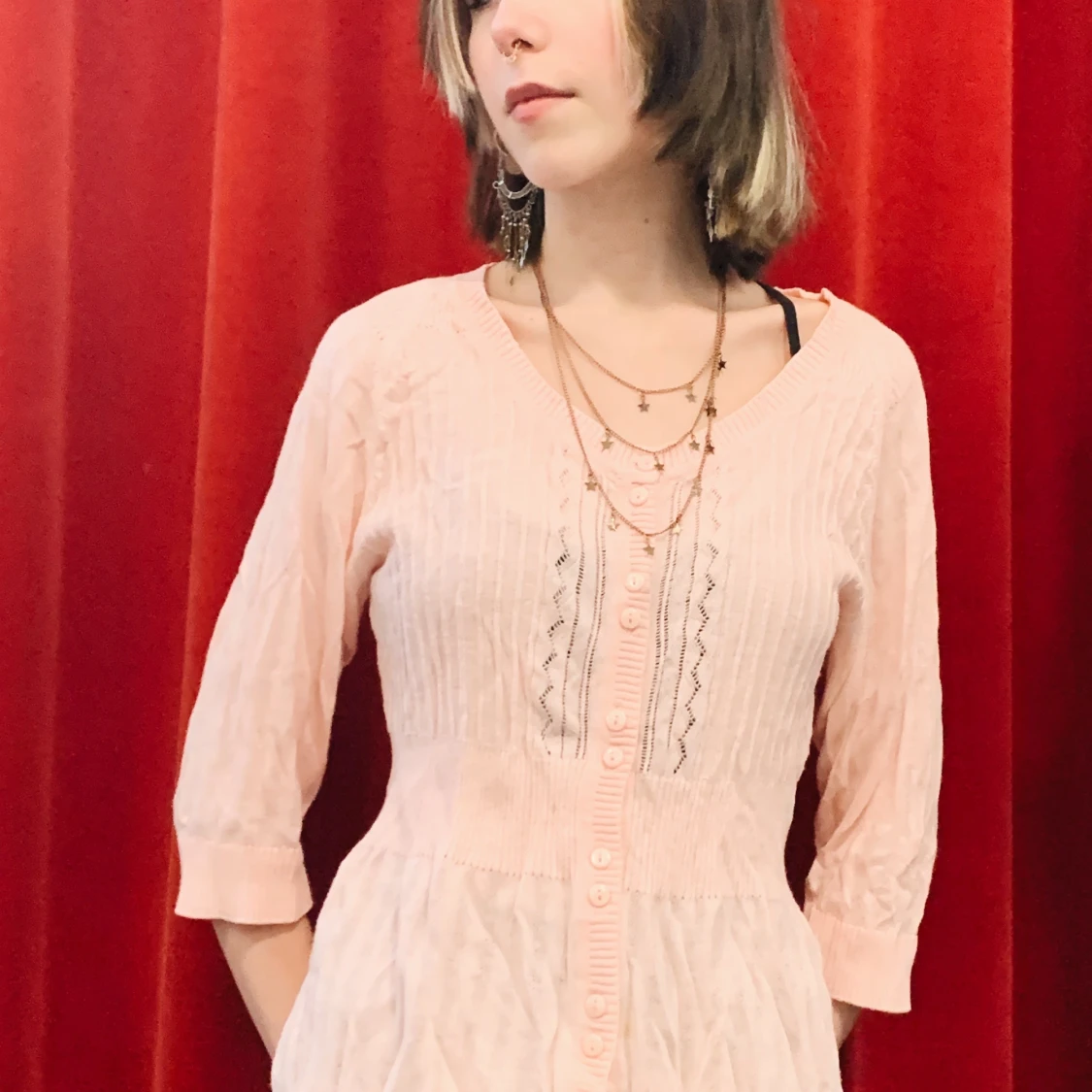 washed out pink kofta