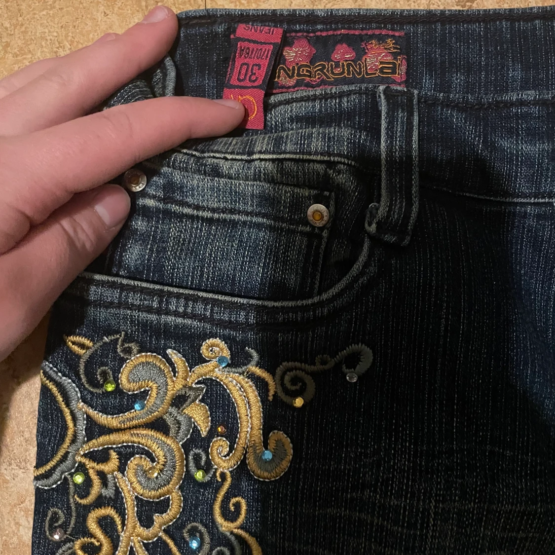 Coola lågmidjade jeans - 91