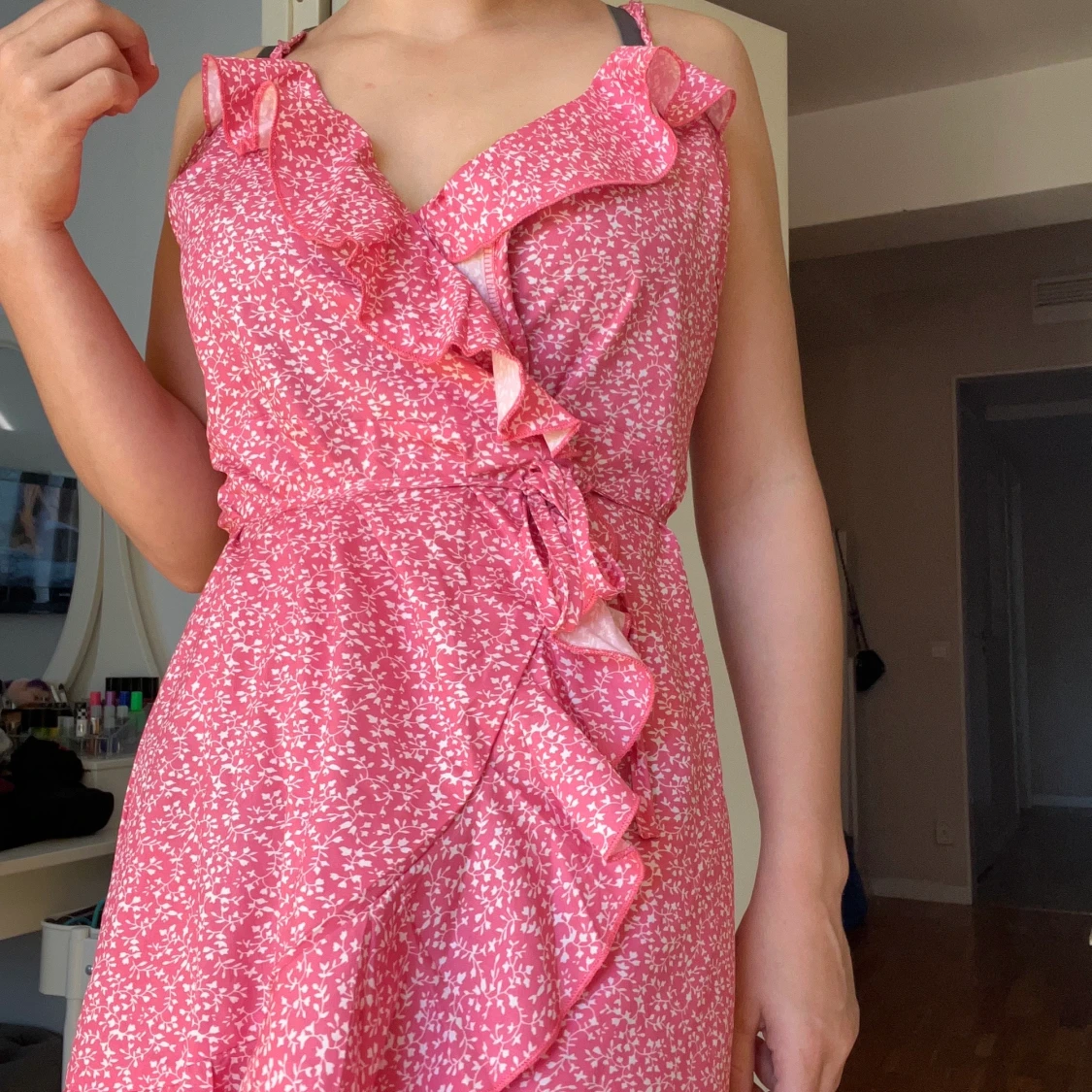 Blommig Klänning  - 90