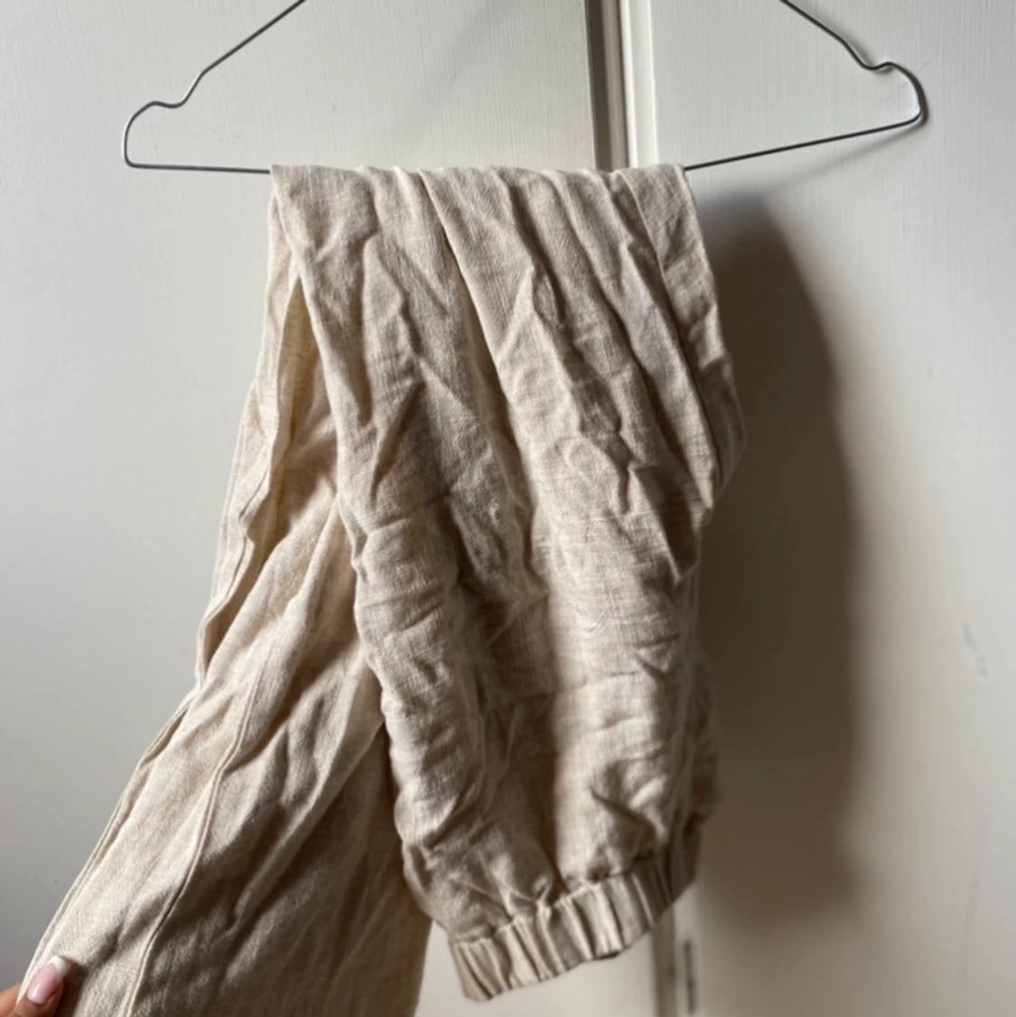 Linnebyxor-beige/nude - 90