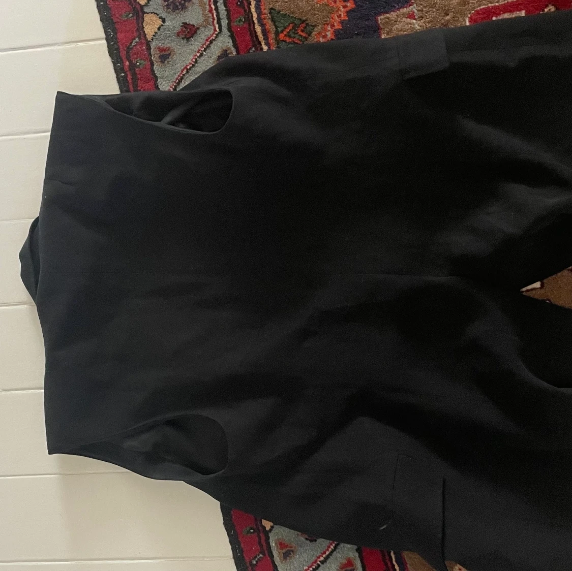 Svart kostymväst - 90